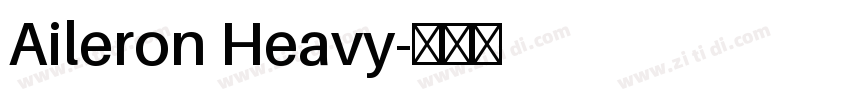 Aileron Heavy字体转换